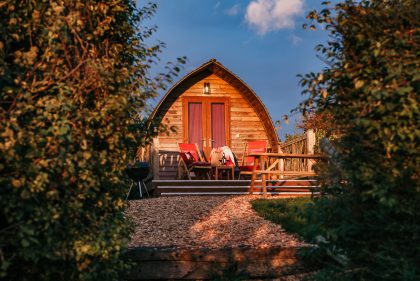 Toms Eco Lodge eco pod outside