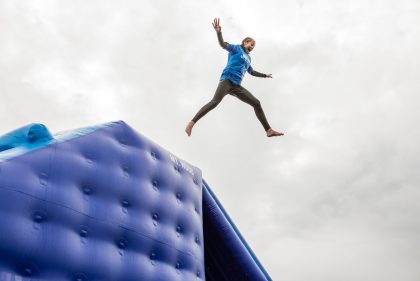IOW Aqua Park jump