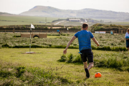 Tapnell Farm Football Golf Kick off