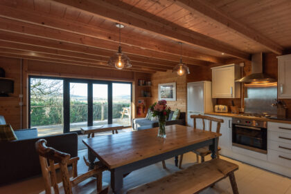 Toms Eco Lodge Cabin living area