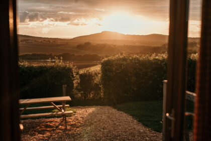 Toms Eco Lodge Eco Pod sunset