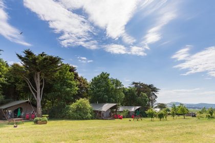 Toms Eco Lodge Safari Tents outside