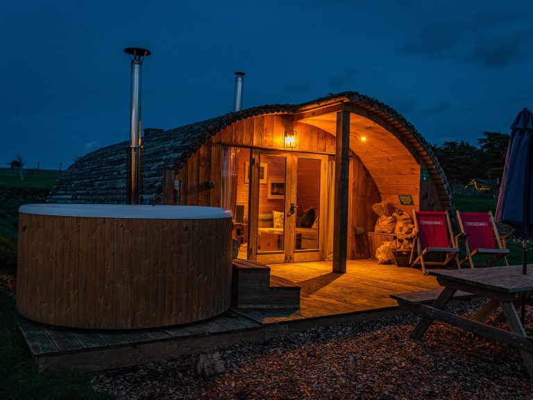 Isle of Wight Toms Eco Lodge Modulog Tapnell Farm