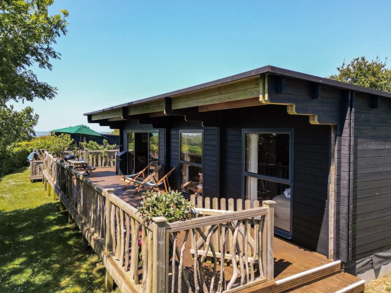 Tapnell Farm Toms Eco Lodges Cabins outside